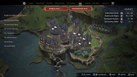 hogwarts legacy map size|Hogwarts Legacy: Map Size & Major Regions